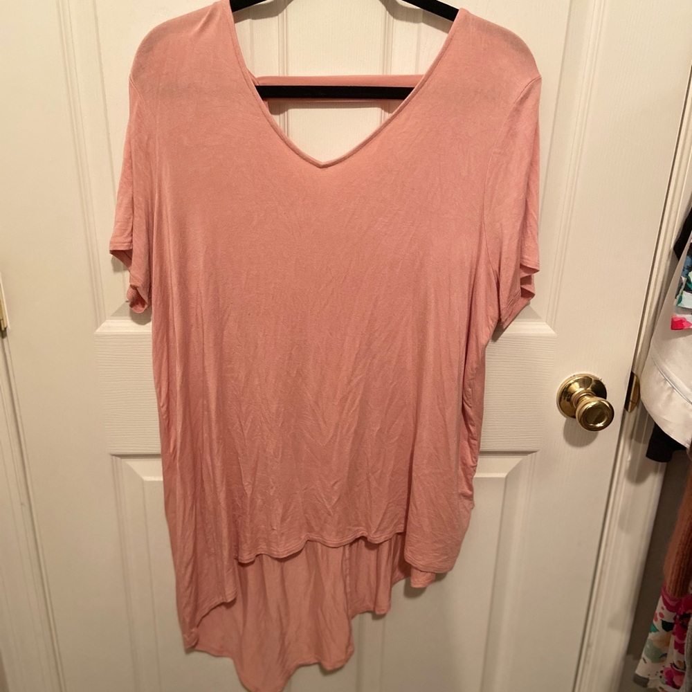 Blush blouse